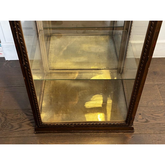 Louis XVI Style Wooden and Glass Counter Display Case, 1890s For Sale - Image 4 of 18