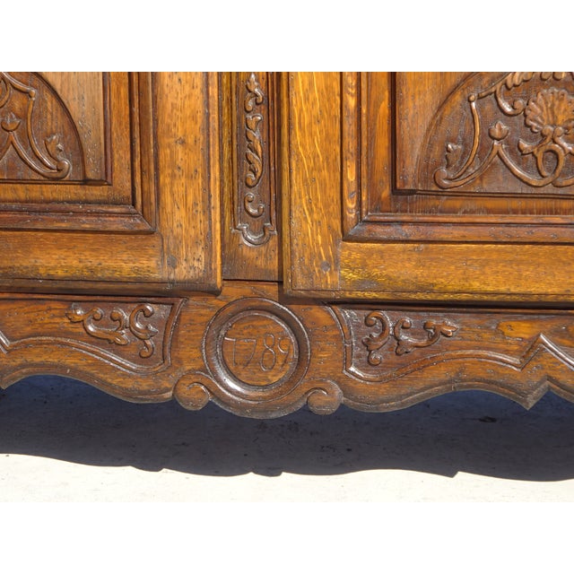 Renaissance Wardrobe in Oak, 1950s For Sale - Image 10 of 18