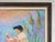 Wood 1980s Carver Figurative Tropical Landscape Oil on Canvas Painting, Framed For Sale - Image 7 of 12