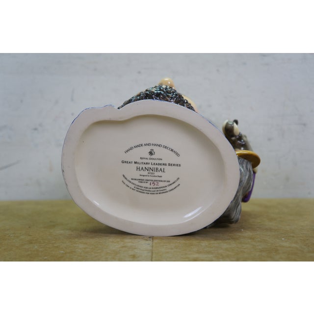 Royal Doulton English Traditional Hannibal Great Military Leaders Toby Character Jug For Sale - Image 10 of 12