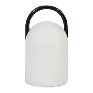 1980s Romolo Lanciani Brown and Glass 'Tender' Table Lamp for Tronconi For Sale