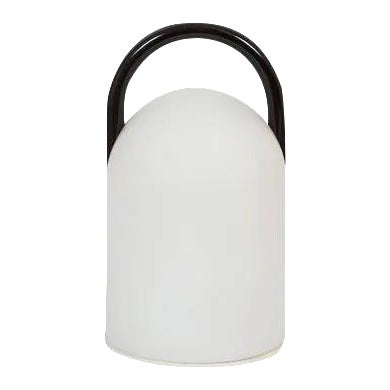 1980s Romolo Lanciani Brown and Glass 'Tender' Table Lamp for Tronconi For Sale