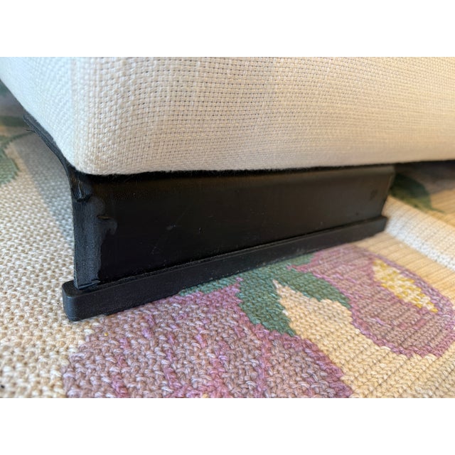 Camerich Linen Sectional For Sale - Image 4 of 12