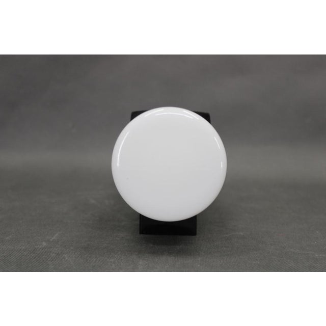 Mid-Century Modernn Bakelite and Opaline Glass Wall Light, 1960s For Sale - Image 4 of 11