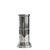 RL 09 Cylindrical Pedestal in Licorice Glossy Varnished Aluminum by Caspal For Sale - Image 10 of 11