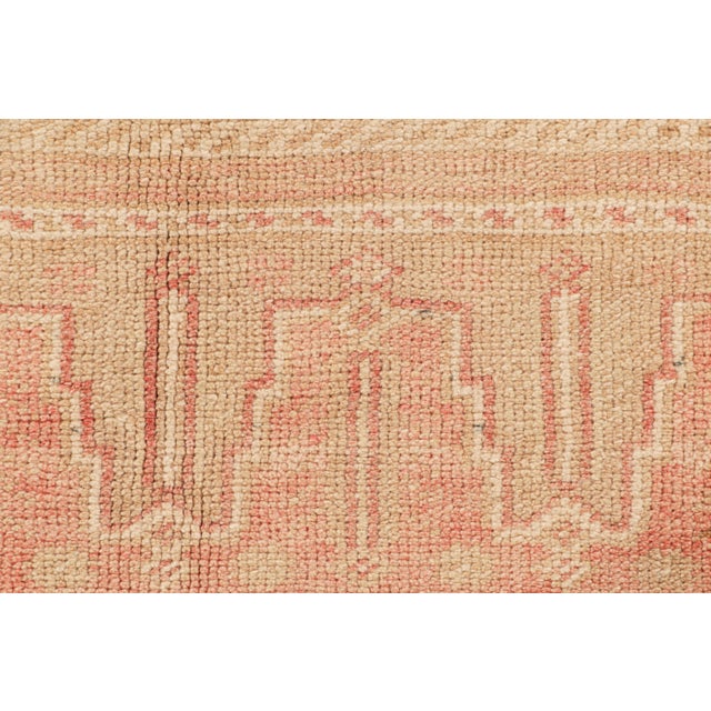 Vintage Turkish Rug in Pink With Medallion & Geometric Patterns From Rug & Kilim For Sale In New York - Image 6 of 7