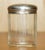Antique Sterling Silver & Glass Crystal Trinket Jar by Thomas Ingleton, 1913 For Sale - Image 4 of 14