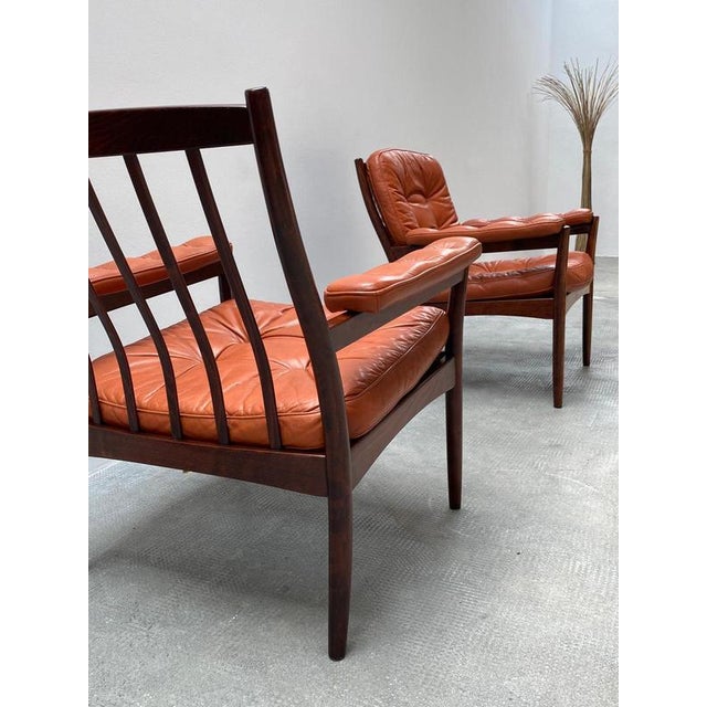 Set of Swedish Armchairs by Gunnar Kentemo for Göte-Möbler, 1960s For Sale - Image 16 of 18