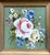 Vintage Floral Oil Painting in Wood Frame For Sale - Image 10 of 13