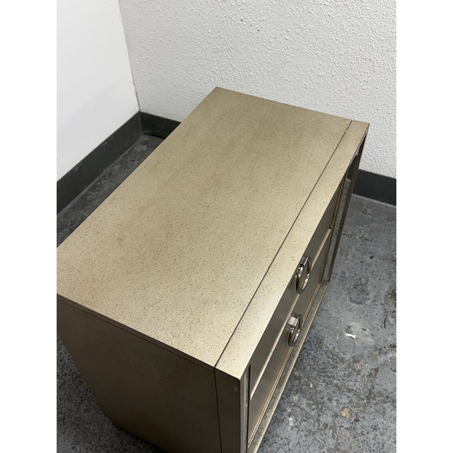 Z Gallerie Farrah Two Drawer Nightstand For Sale - Image 4 of 12