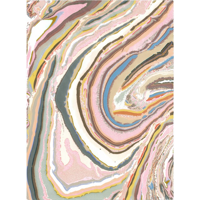 Blue Pernille Snedker, Fragments 1, Archival Giclée Fine Art Print For Sale - Image 8 of 8