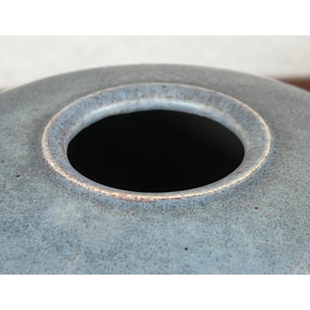 Mid-Century Modern German Minimalist Studio Pottery Vase by Elisabeth Pluquet-Ulrich, 1960s For Sale - Image 10 of 15