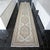 Mid-Century Modern Traditional Oushak Runner Rug Faded Colors Low Pile Distressed Long Runner Rug - 2'9″ X 12'7″ For Sale - Image 3 of 12