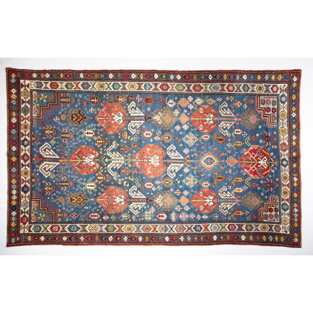 Traditional Late 19th Century Antique Shirvan Rug - 5′2″ × 10′3″ For Sale - Image 3 of 14