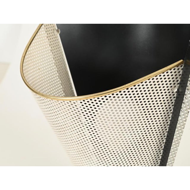 Table Lamp in Marble, Brass and Metal attributed to A. Lelli for Stilnovo, Italy, 1950s For Sale - Image 11 of 14