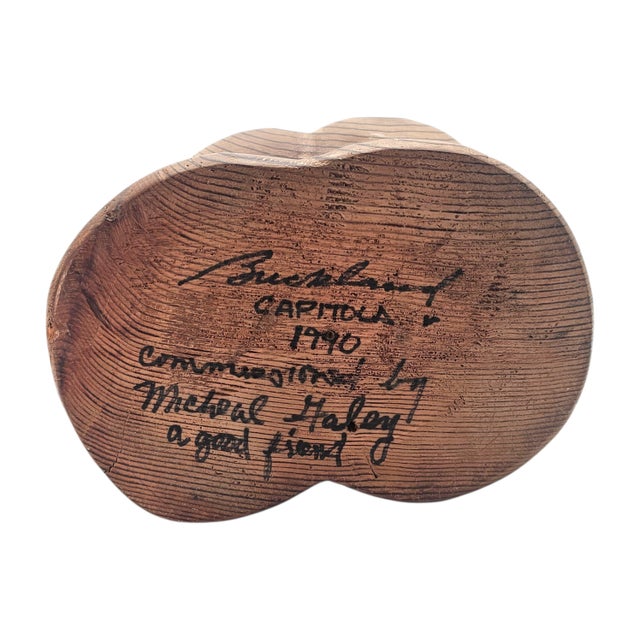 Robert Buckland Carved Wood Female Torso Sculpture, American Studio Art, 20.5" For Sale - Image 13 of 16