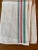 Vintage Linen Multi-Color Striped Tea Towels- Set of 4 For Sale - Image 4 of 5