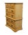BROYHILL PREMIER Early American Country Style Solid Oak 37" Chest on Chest 6510-41 50" High 37.25" Wide 18.25" Deep We...