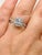 David Yurman, 1.22 Carat Diamond Infinity Half Pave Halo Engagement Ring, Size 6.25 For Sale - Image 4 of 6