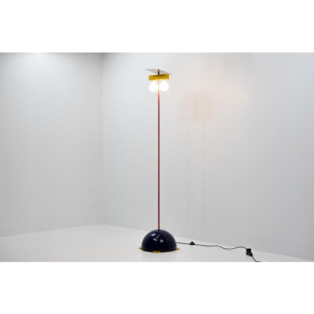 Postmodern Vintage Splendid Floor Lamp by Martine Bedin, Italy, 1980s For Sale - Image 3 of 11