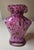 1990s Vintage MCM Murano Style Pink With Black Speckles, Torso Vase For Sale - Image 5 of 6