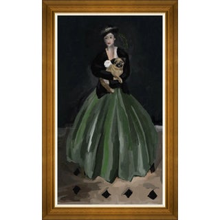 Kate Canvas - Hand Embellished Framed Art by Dana Gibson For Sale
