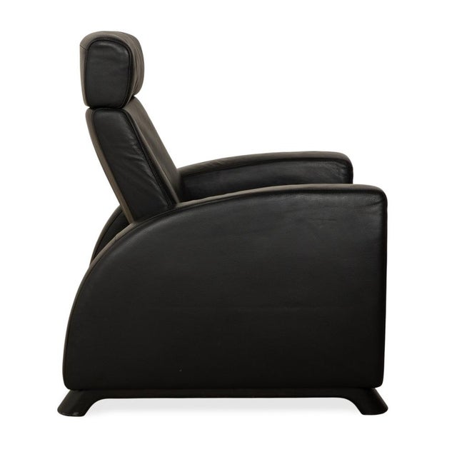 Arion Armchairs in Black Leather from Stressless, Set of 2 For Sale - Image 17 of 18