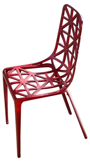 Red New Eiffel Tower Chair by Alain Moatti