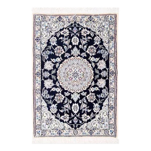 Pasargad Handmade Nain Silk & Wool Rug