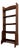Antique English Mahogany Open Bookcase, 1900s For Sale