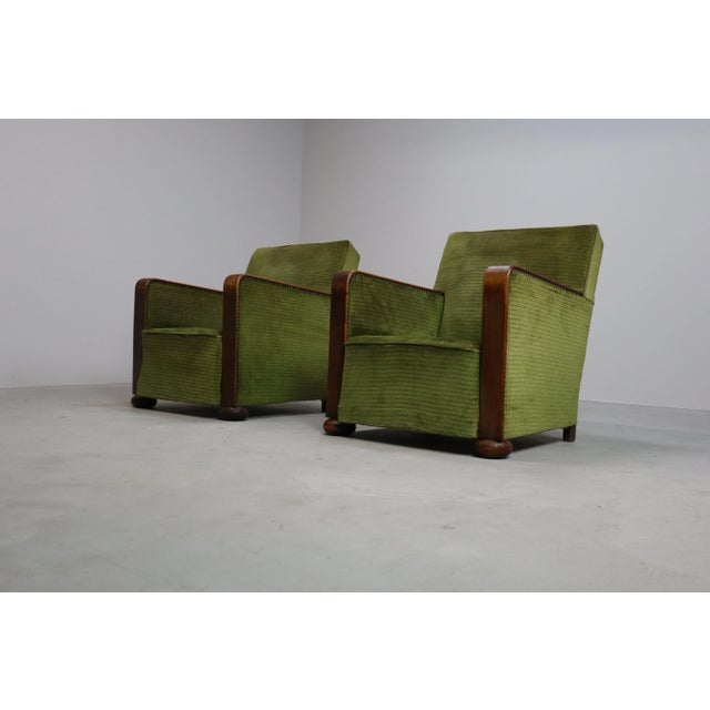 Set of Art Deco Club Chairs, 1930 For Sale - Image 4 of 18