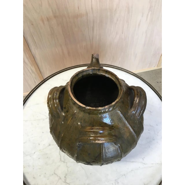 Brown 19th Century Terracotta Oil Vessel For Sale - Image 8 of 9