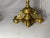 Antique Brass Candelabra Pair, Movement Gold Gilt Finish For Sale - Image 4 of 10