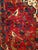 Vintage Persian Hamadan Gallery Area Rug, Hand-Knotted Wool, Tribal Bird Pattern, 6x10, Red & Navy For Sale - Image 15 of 18