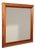 Italian Walnut Mirror, 1970s For Sale