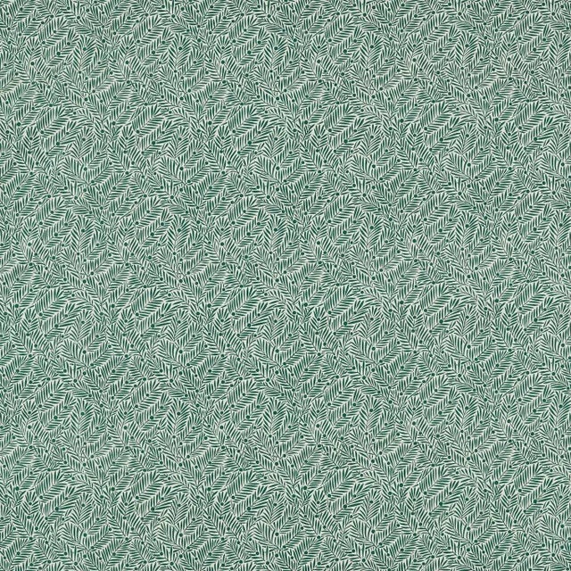 Morris & Co Yew & Aril Fabric in Seagreen For Sale