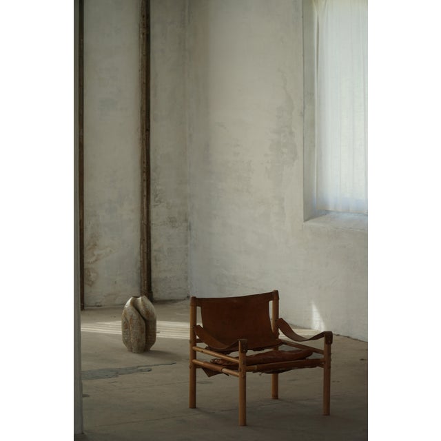 1960s Sirocco Lounge Chairs in Leather & Ash by Arne Norell for Aneby Mobler, 1960s, Set of 2 For Sale - Image 5 of 18