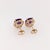 5ct Oval Amethyst Diamond Stud Earrings: Solid 14k Gold, Oval 10x8mm, Pair For Sale - Image 9 of 9