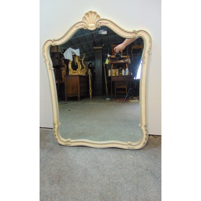 Kindel Rochelle French Style Cream Shell Carved Mirror For Sale In Philadelphia - Image 6 of 6