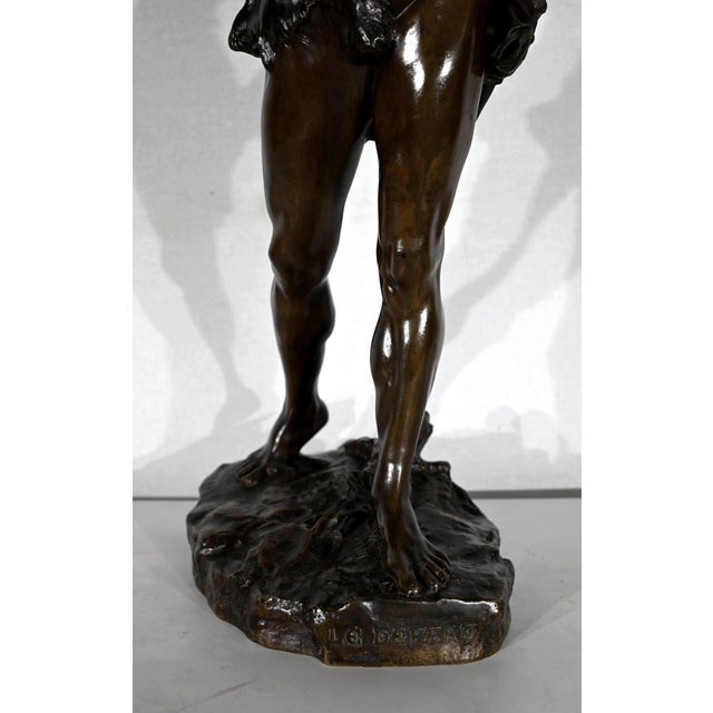 Metal Victorien Tournier, Departure, Late 19th Century, Bronze For Sale - Image 7 of 18