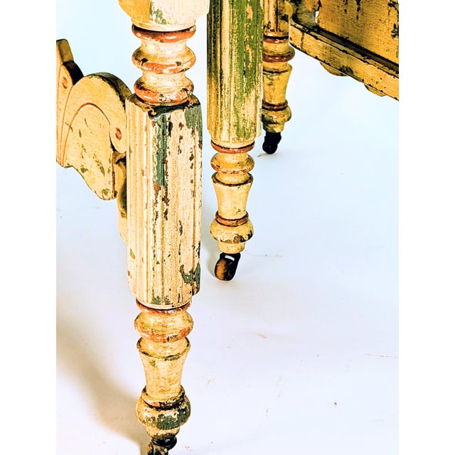 Victorian Spectacular Late Victorian Quarter-Sawn Oak Extension Dining Table (3 Original Leaves) For Sale - Image 3 of 10