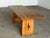 Vintage Scandinavian Modern Pine Trestle Dining Table, 1940s For Sale - Image 9 of 11