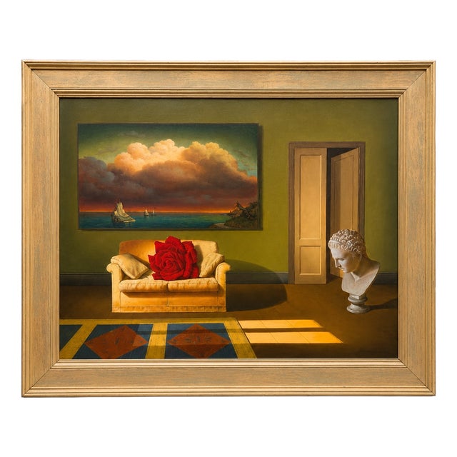 Antonio Nunziante, with You in the Clouds, 2002, Oil on Canvas For Sale