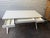 Crate & Barrel Crate & Barrel Spotlight White X-Leg Desk 58" For Sale - Image 4 of 4