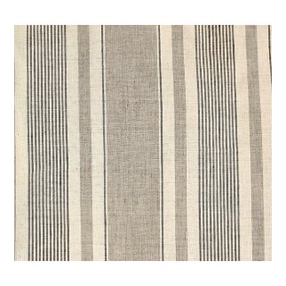 Vintage Rose Tarlow "Fidalgo" Gull Cotton Ticking Stripe- 5 Yards For Sale