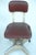 Vintage Mid Century Aged Industrial Office Swivel Chairs- A Pair For Sale In Los Angeles - Image 6 of 7