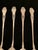 Antique 1910 Whiting Lily Pattern Sterling Silver Iced Tea Spoons- Set of 4 For Sale - Image 10 of 13