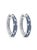 Blue Natural 18k Gold Diamond 0.18ct Blue Sapphire 1.48ct Stud Earrings For Sale - Image 8 of 8