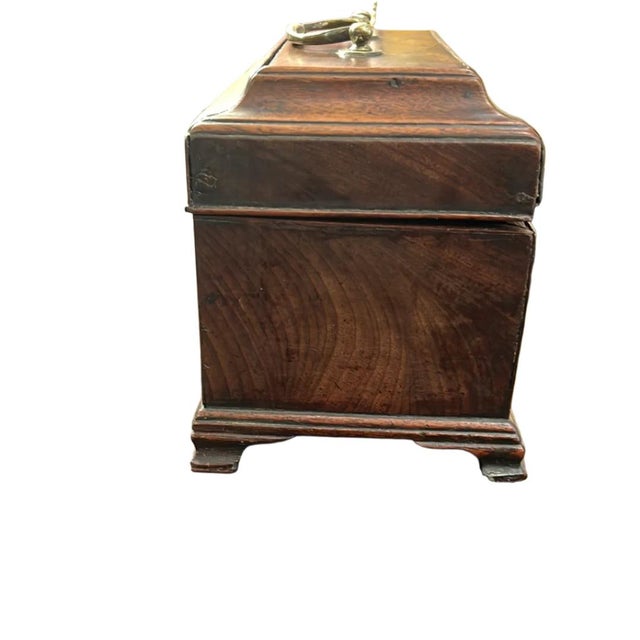 Chippendale Cuban Mahogany Tea Caddy Circa 1780-1790 For Sale - Image 3 of 4