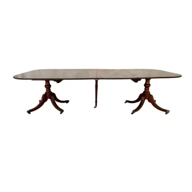 Georgian Mahogany Dining Table 19th Century For Sale - Image 4 of 18